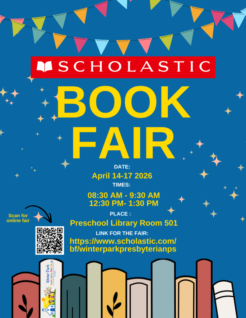 Spring 2026 Scholastic Book Fair Flyer